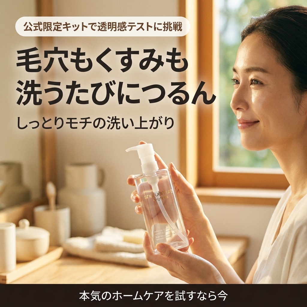 일본어 광고 시안 — 모공·칙칙함 케어